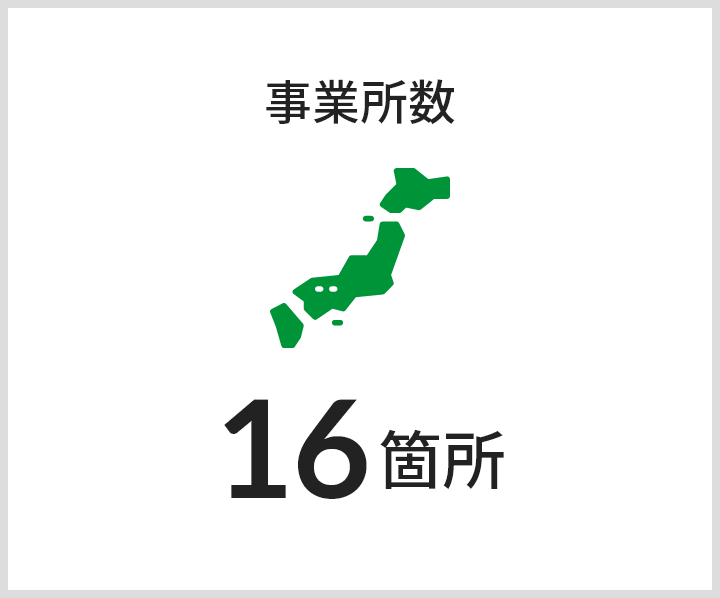 事業所数 16箇所